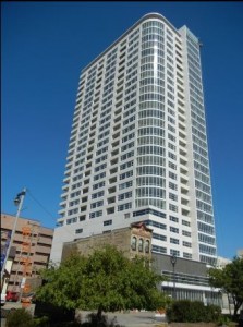 The Moderne, Milwaukee Wisconsin, JH Findorff project. Fluid applied air barrier, below grade water proofing, exterior precast caulking, seismic expansion joint, interior and exterior window caulking plus perimiter window foaming by Sids Sealants.