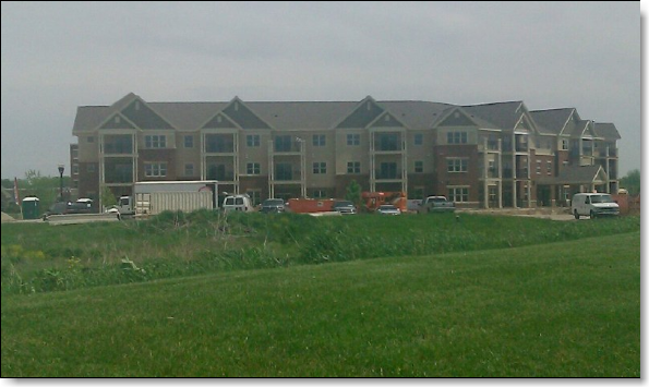 Woodfield Village Senior Community, Green Bay Wisconsin. Fluid applied air barrier by Sids Sealants.