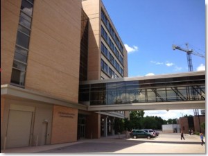 Centennial Building, window caulking and brick caulking by Sid's Sealants