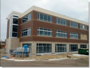 St Joseph's Hospital, CG Schmidt project, fluid applied air barrier, masonry caulking, window caulking by Sid's Sealants