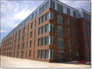 North End Condos, Ray Hintz Construction Project, masonry caulking, window caulking metal panel caulking and fire caulking by Sid's Sealants.