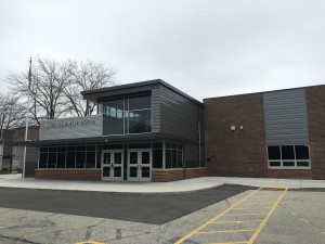 Wales School, Findorff project, fluid applied air barrier, spray foam, masonry caulking.